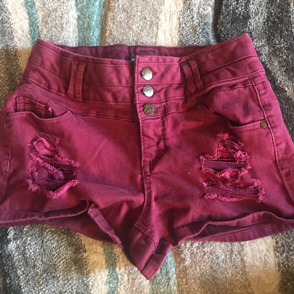 Red Shorts size 3/4
